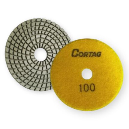 Disco Diamantado 100 Mm Polimento Seco/umido G100 - Cortag