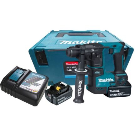 Martelete Rotativo Rompedor À Bateria Makita 18v 1,2 J Dhr171rtj + Acessórios
